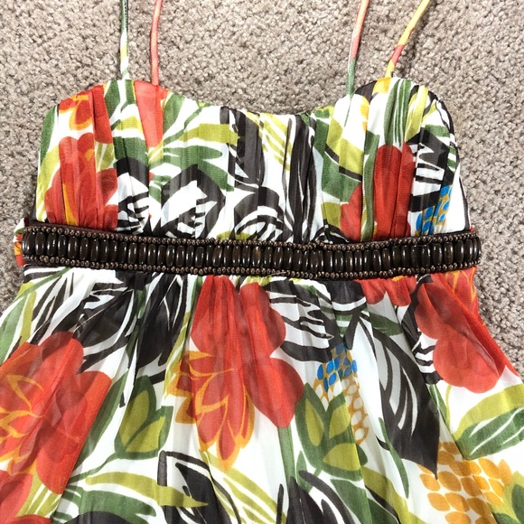 City Triangles Floral Print Mini Dress Juniors Sm. - Picture 3 of 6